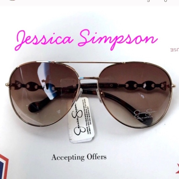 Jessica Simpson Accessories - 🔴Price Drop‼️Jessica Simpson Aviator Sunglasses